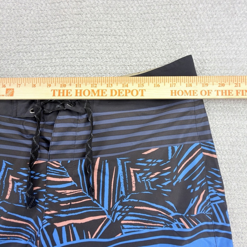 Patagonia Wavefarer Board Shorts Mens 36 Blue Tropical Surf Swim Beach Outdoor - Picture 7 of 9